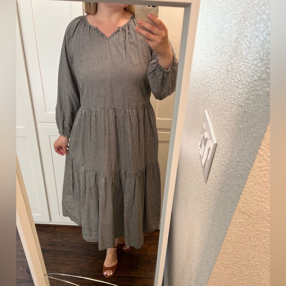 Loose Fitting Dress - 100% cotton